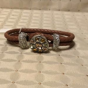 GANZ  Genuine Leather Bracelet